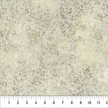 Natural Beige Frost Changes In Seasons Cotton Batik  44"/45" Fabric Per Yard - Prismatic Fiber Arts