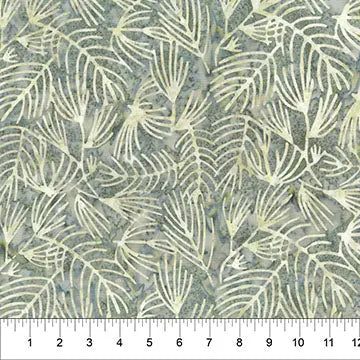 Grey Changes In Seasons Cotton Batik 44"/45" Fabric Per Yard - Prismatic Fiber Arts