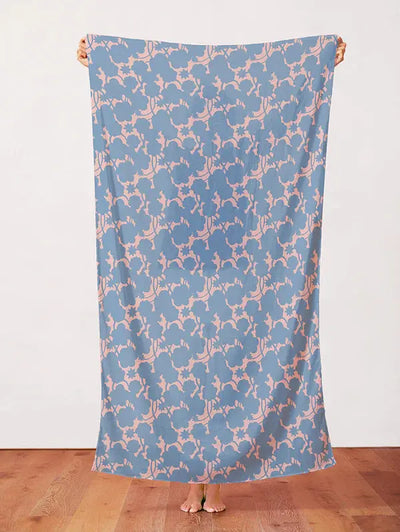 Blue Garden Party Fireworks Cotton 44"/45" Fabric Per Yard - Prismatic Fiber Arts