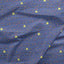 Blue Night Of The Nutcracker Metallic Stipe Cotton 44"/45" Fabric Per Yard - Prismatic Fiber Arts