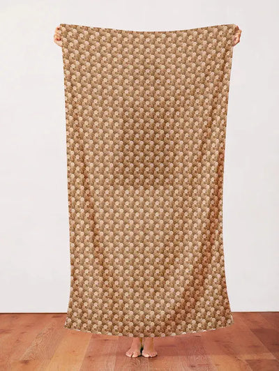 Brown Gold My Pet Family Yarn Balls Cotton 44"/45" Fabric Per Yard - Prismatic Fiber Arts