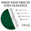 Premium Faux Fur Christmas Tree Skirt - 48 Inch | Luxurious Holiday Decorations - Prismatic Fiber Arts
