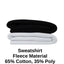 Premium White Sweatshirt Fleece Fabric – 70" Wide, 20 Oz - Prismatic Fiber Arts