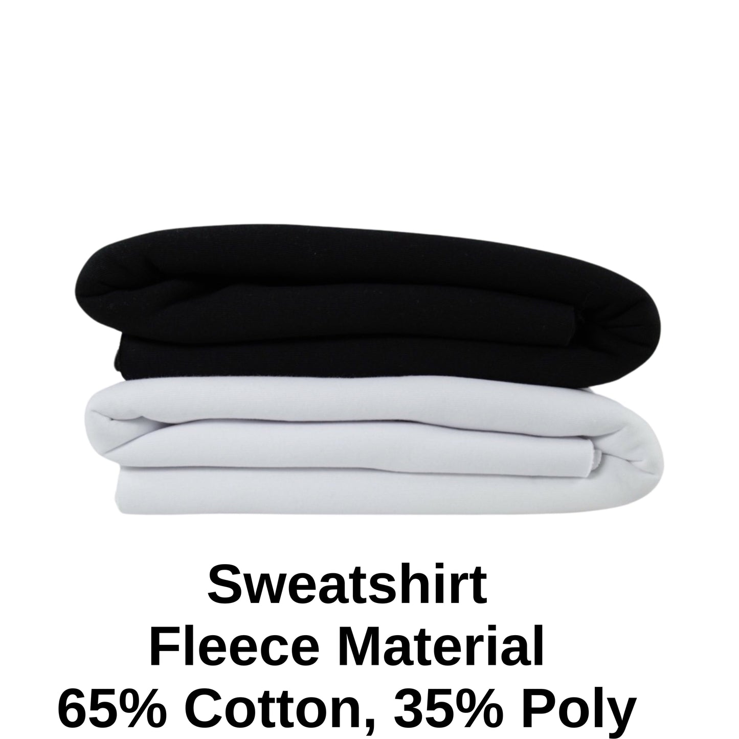 Premium White Sweatshirt Fleece Fabric – 70" Wide, 20 Oz - Prismatic Fiber Arts