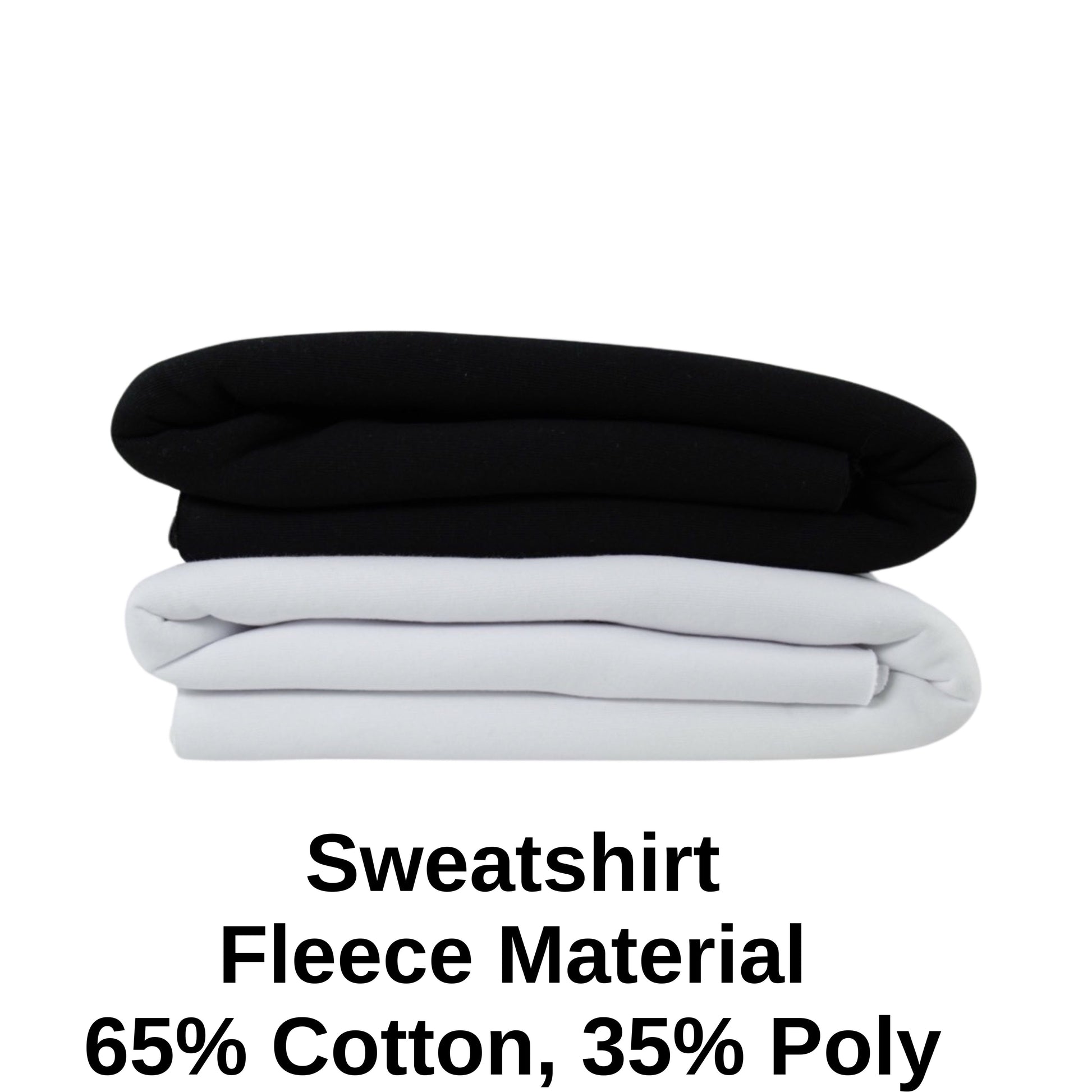 Premium White Sweatshirt Fleece Fabric – 70" Wide, 20 Oz - Prismatic Fiber Arts