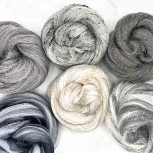 Shady Gray Variety Pack | Zen Blend Collection - Prismatic Fiber Arts