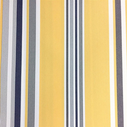 Multi Striped Oak 100% Waterproof Outdoor Canvas Patio Fabric