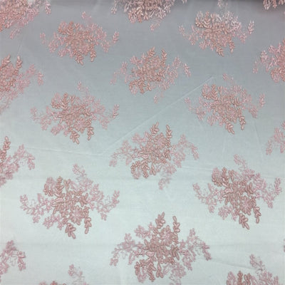 Oswald Floral Embroidered Lace Fabric - Prismatic Fiber Arts