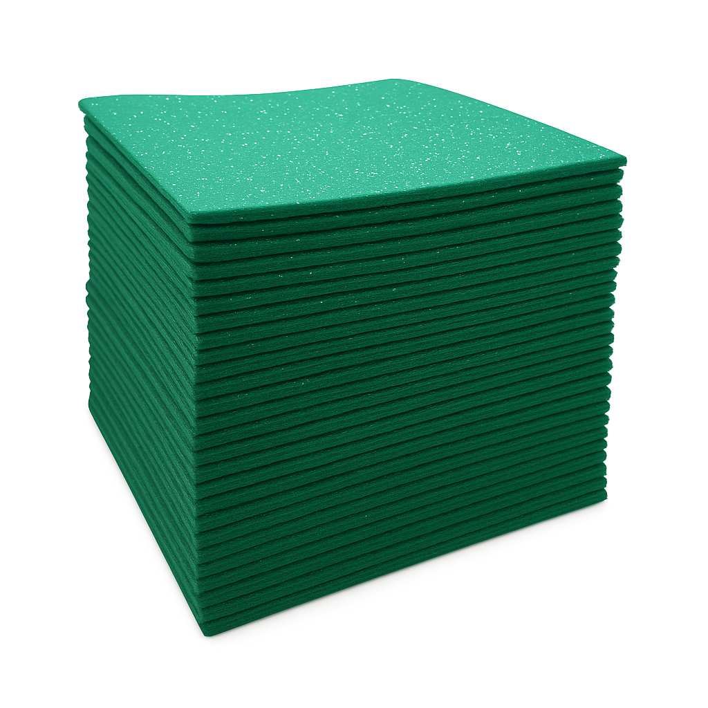 Glitter Felt Sheets , Soft Precut Felt for DIY, Costumes & Decorations- Different Sizes