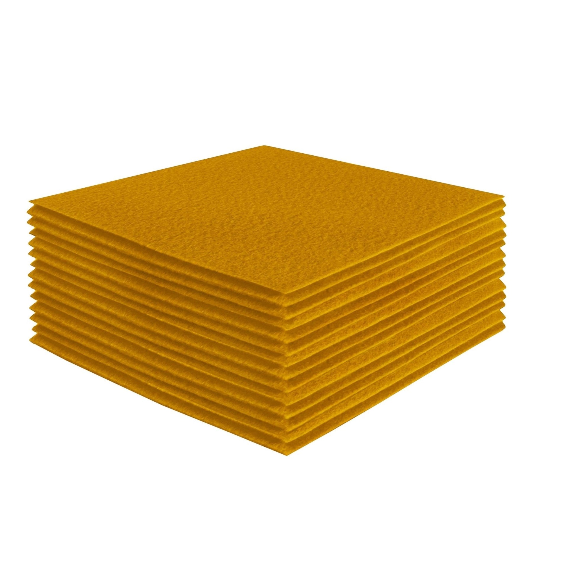 FabricLA Acrylic Felt Craft Sheet Packs – Antique Gold | Soft 100% Acrylic Felt Sheets for DIY & Crafts - Prismatic Fiber Arts