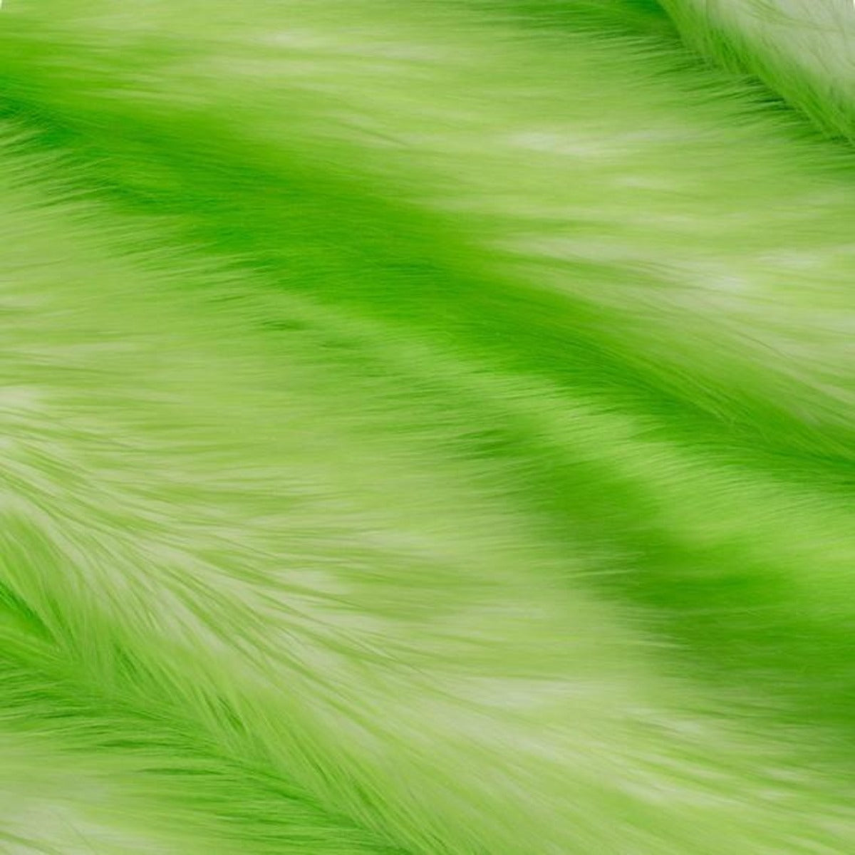 Snow Luxury Two Tone Shaggy Faux Fur Fabric - Prismatic Fiber Arts