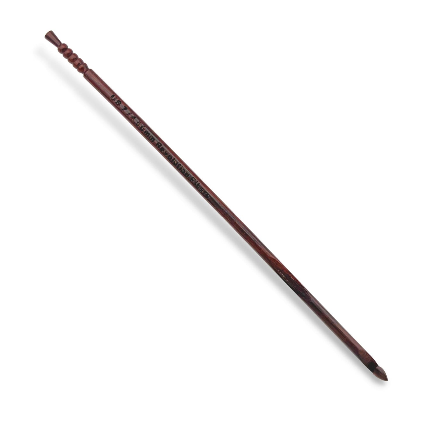 Premium Rosewood Crochet Hook - 7 Inch - Prismatic Fiber Arts