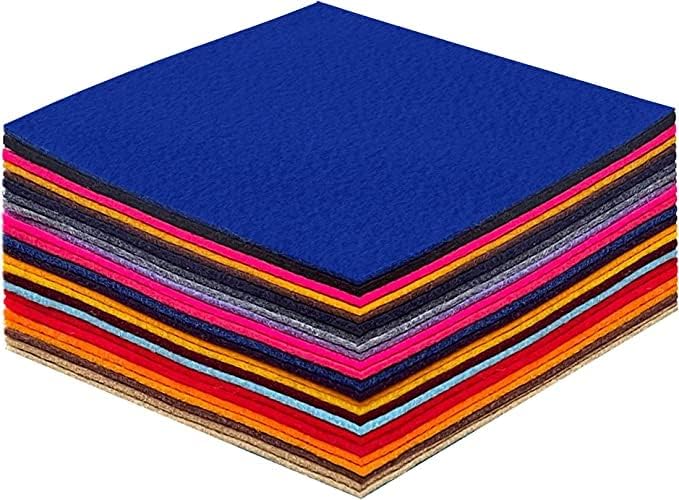 10" x 10" Acrylic Felt Sheets by FabricLA | Multi-Colors - Prismatic Fiber Arts