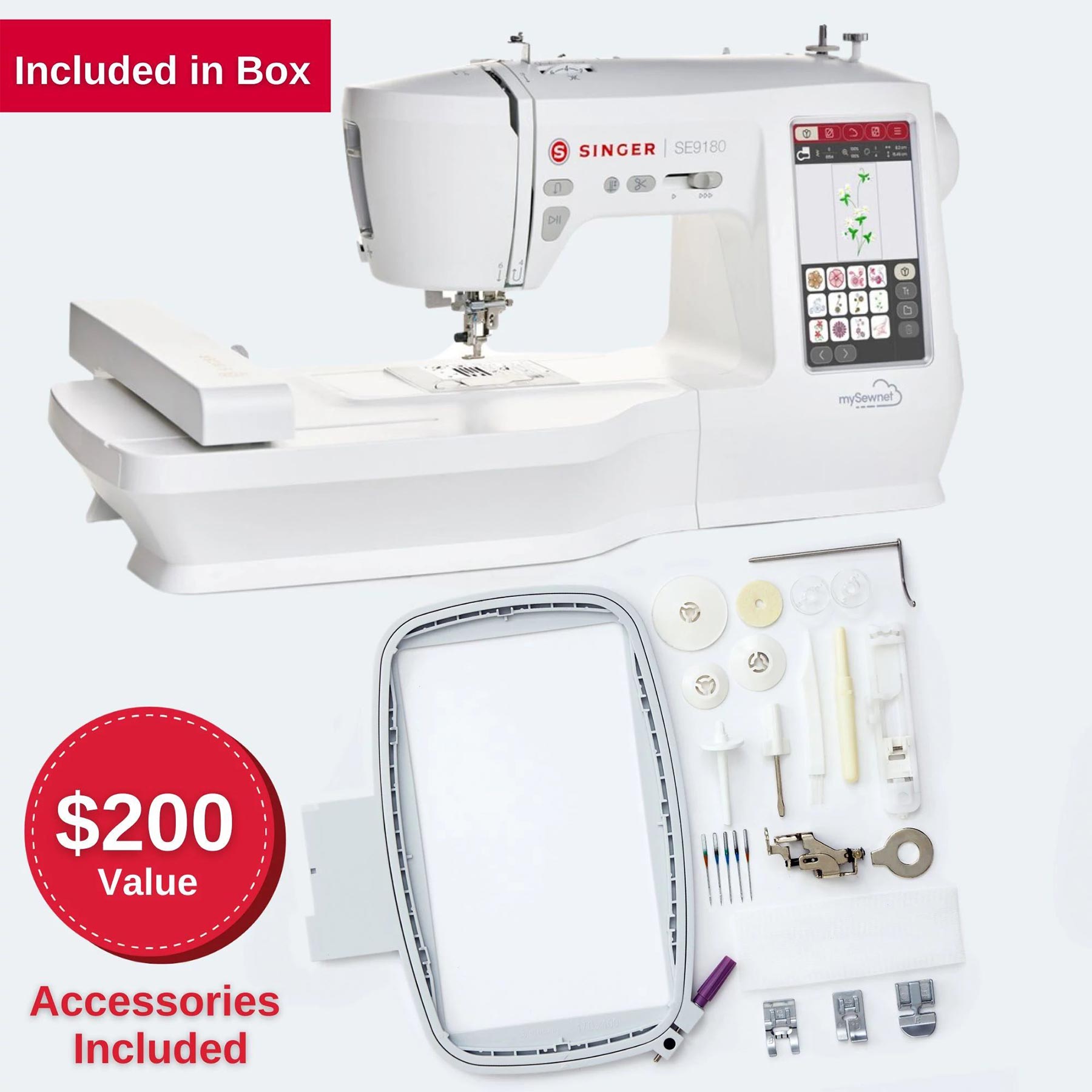 SINGER® SE9180 Sewing & Embroidery Machine - Prismatic Fiber Arts
