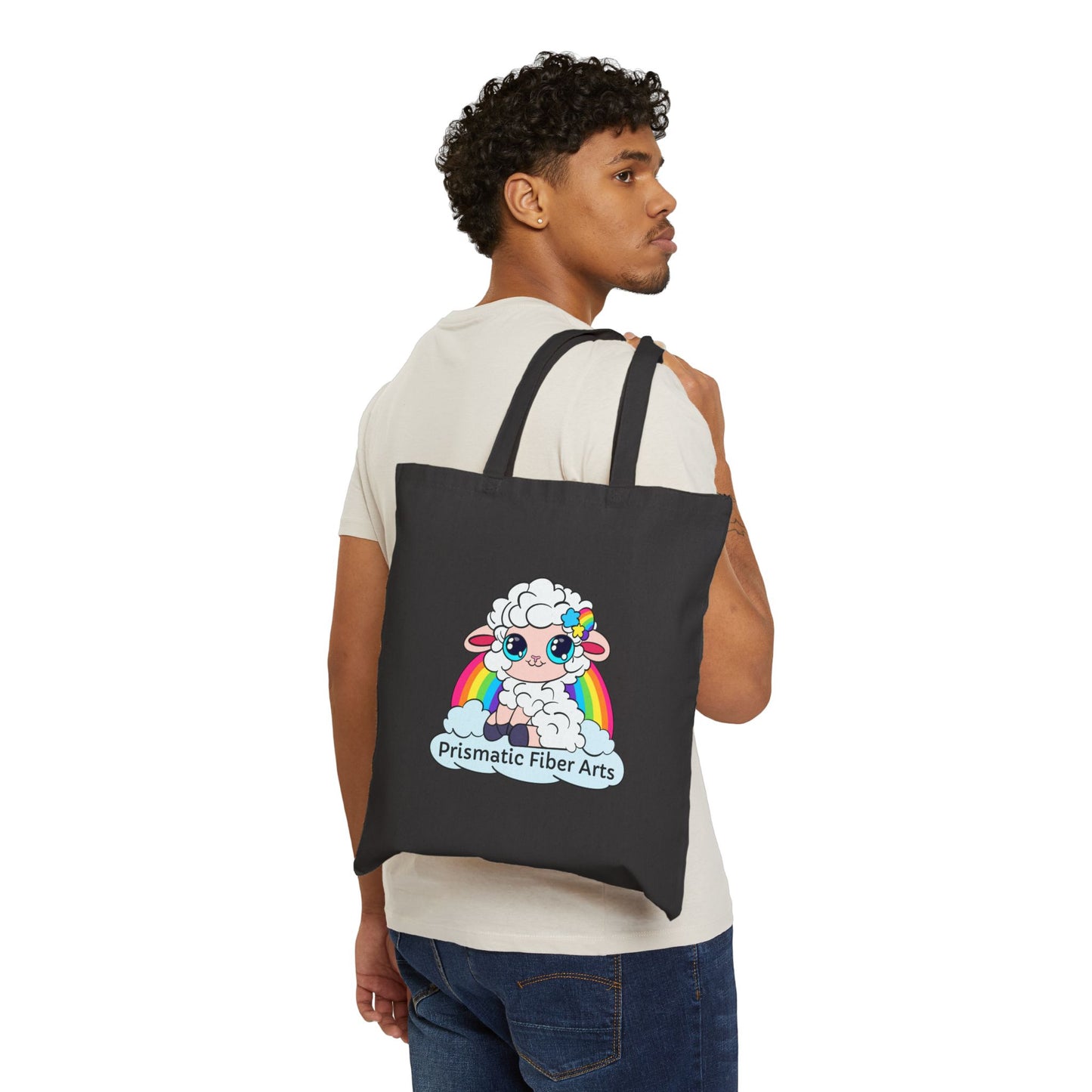 PFA Cotton Canvas Tote Bag - Prismatic Fiber Arts