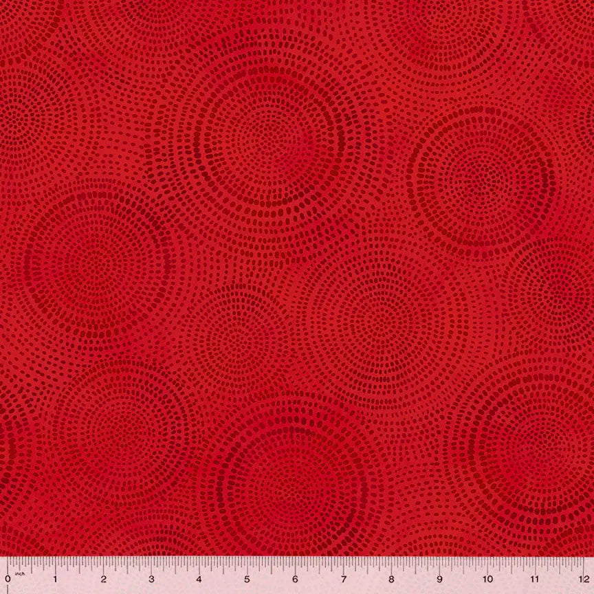 Red Radiance Wideback Cotton Fabric per yard - Prismatic Fiber Arts