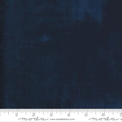 558 Blue True Blue Moda Grunge - Fat Quarter - Prismatic Fiber Arts