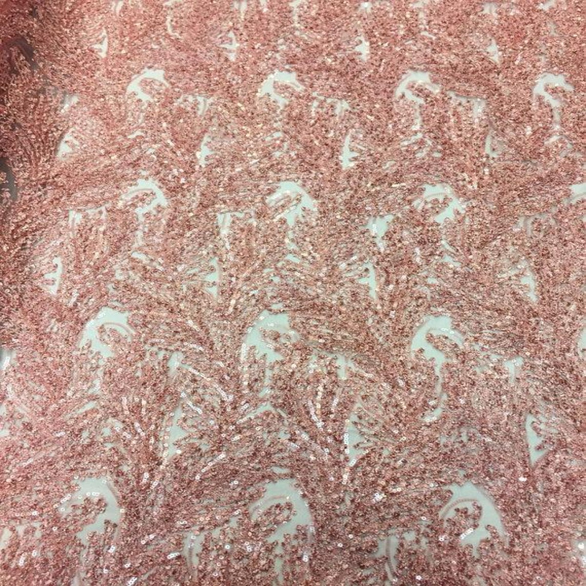 Cozy Pop Thread Floral Sequins Fabric - Prismatic Fiber Arts