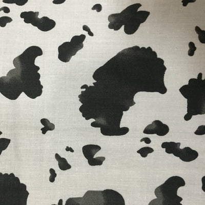 Cow Printed Poly Cotton Fabric - Prismatic Fiber Arts
