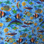Aquarium Fish Tank Print Poly Cotton Fabric - Prismatic Fiber Arts
