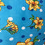 Lily Floral Polka Dot Print Poly Cotton Fabric - Prismatic Fiber Arts