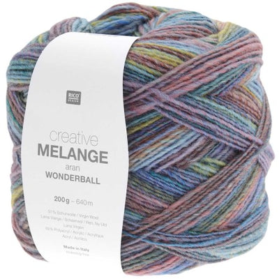Creative Melange Aran Wonderball Yarn - Prismatic Fiber Arts