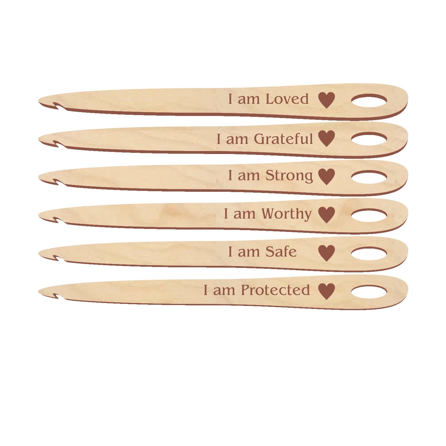 Weaving Loom Needles 6 pack - Prismatic Fiber Arts