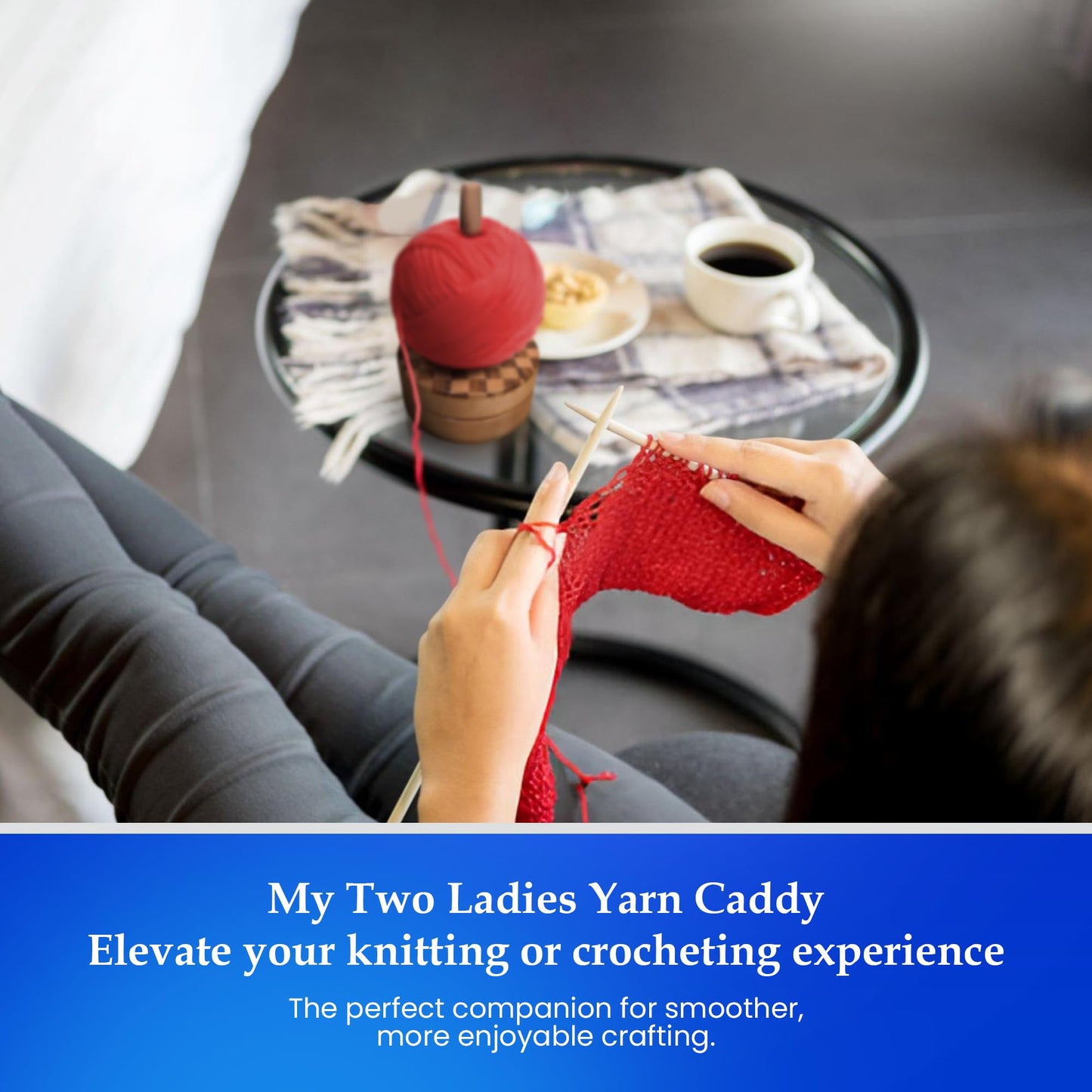 Artisan Yarn Caddy | w/custom case - Prismatic Fiber Arts