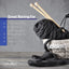 Dyed (Raven) Black Merino Wool Roving Top - Premium 21 Micron Roving Wool Top - Prismatic Fiber Arts