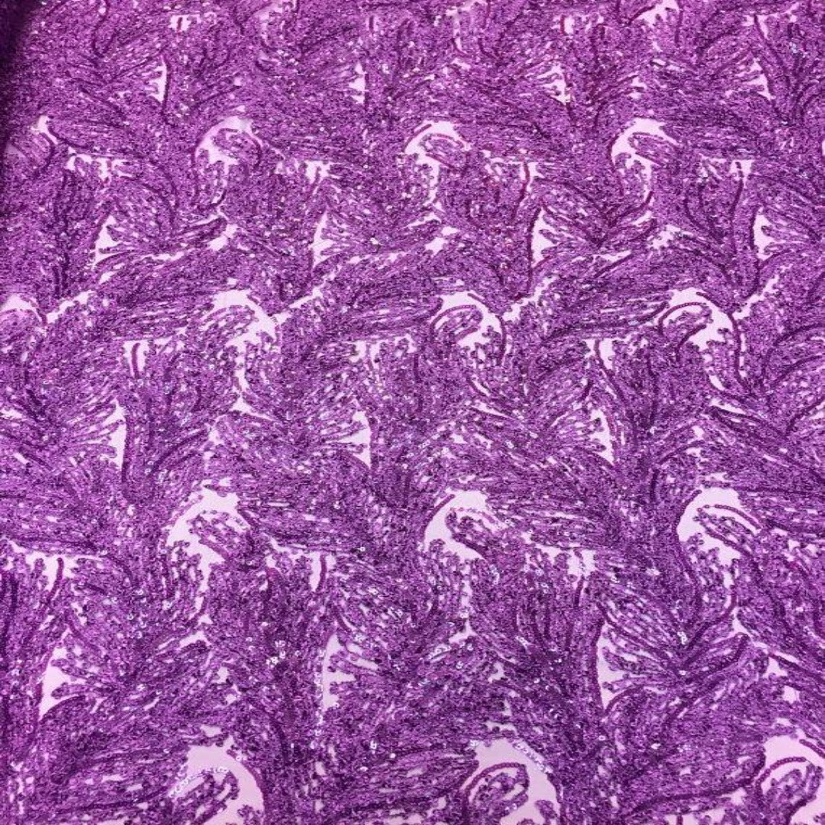 Cozy Pop Thread Floral Sequins Fabric - Prismatic Fiber Arts