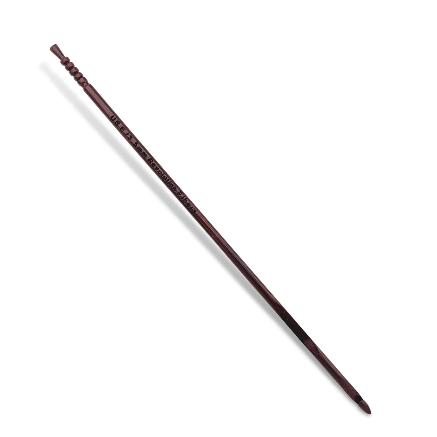 Premium Rosewood Crochet Hook - 7 Inch - Prismatic Fiber Arts
