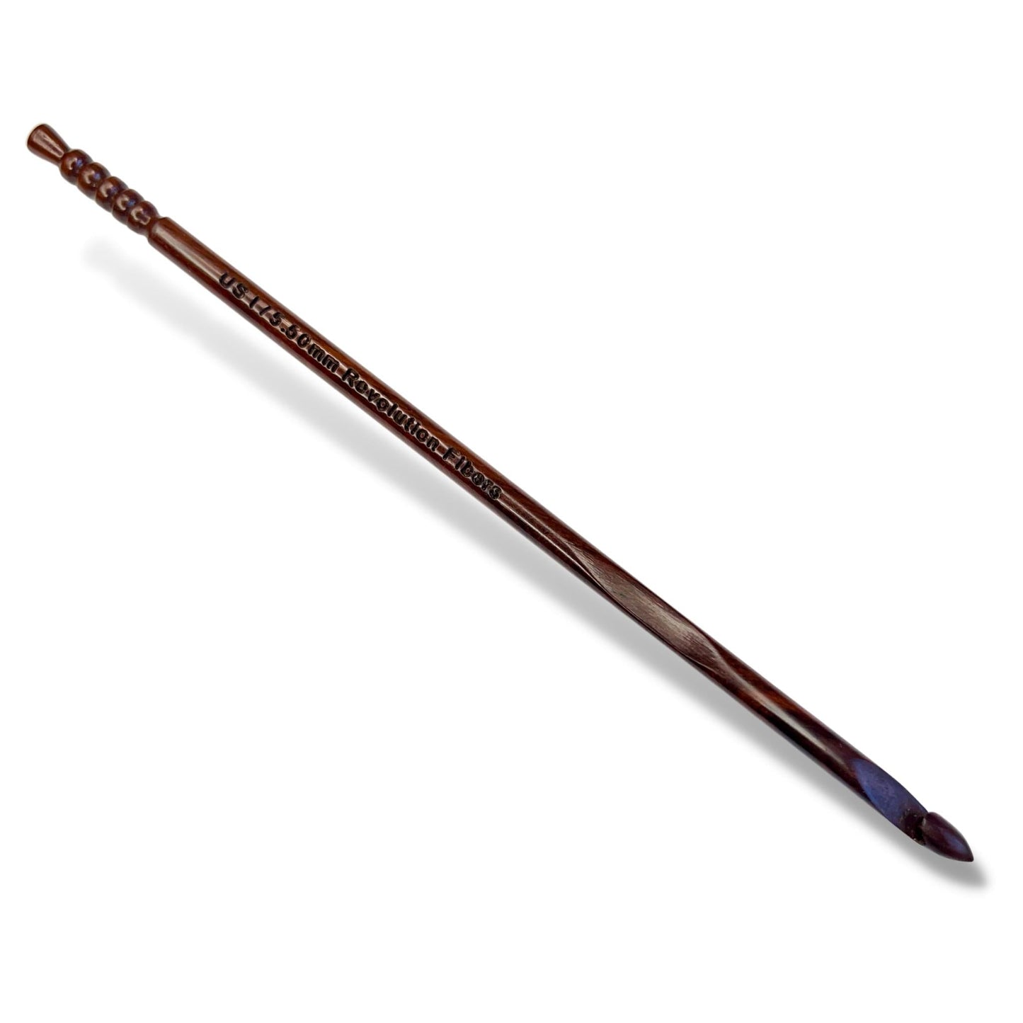 Premium Rosewood Crochet Hook - 7 Inch - Prismatic Fiber Arts
