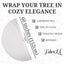 Premium Faux Fur Christmas Tree Skirt - 60 Inch | Luxurious Holiday Decorations - Prismatic Fiber Arts