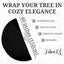 Premium Faux Fur Christmas Tree Skirt - 60 Inch | Luxurious Holiday Decorations - Prismatic Fiber Arts