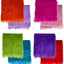 Faux Fur Fabric Squares | 8 Pcs DIY Craft Set by FabricLA | Shaggy Fur for Chair Covers & Cushions - Prismatic Fiber Arts