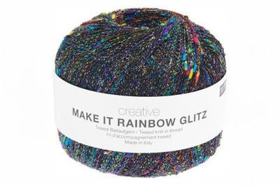 Creative Make it Rainbow Glitz Yarn - Prismatic Fiber Arts