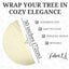 Premium Faux Fur Christmas Tree Skirt - 30 Inch | Luxurious Holiday Decorations - Prismatic Fiber Arts