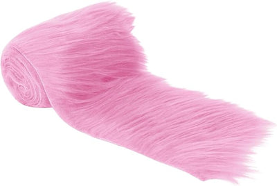 FabricLA Mohair Shaggy Faux Fur Fabric - Pre Cut Strips | Trim Ribbon | DIY Craft, Hobby, Costume, Decoration | FabricLA - Prismatic Fiber Arts