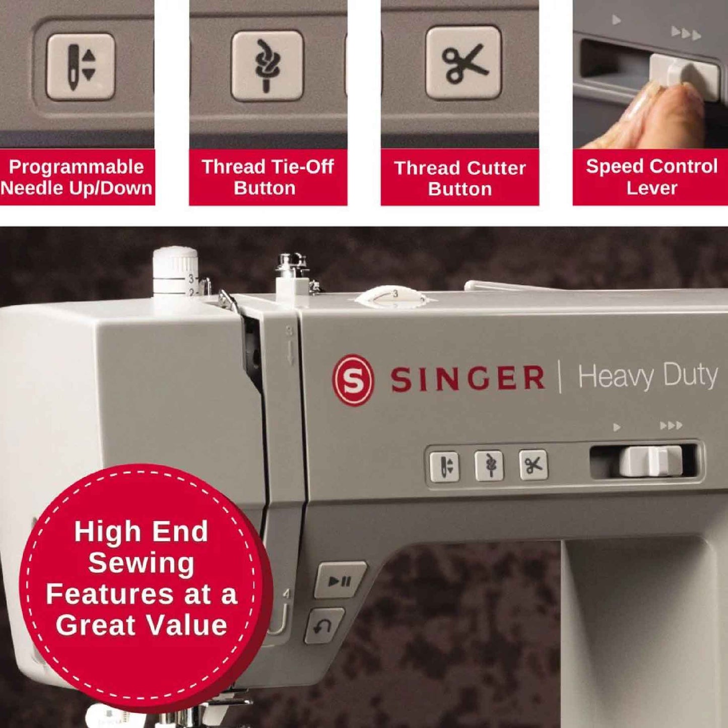 SINGER® Heavy Duty 6800C Sewing Machine - Prismatic Fiber Arts