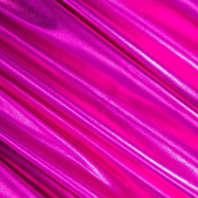 Hologram Metallic Foil Spandex Knit Fabric 4-Way Stretch, 60" Inch Wide| Multicolor - Prismatic Fiber Arts