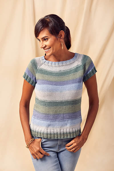 Fresh Berries Tee Pattern - Prismatic Fiber Arts