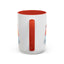 PFA "Logo" Accent Coffee Mug (11, 15oz) - Prismatic Fiber Arts