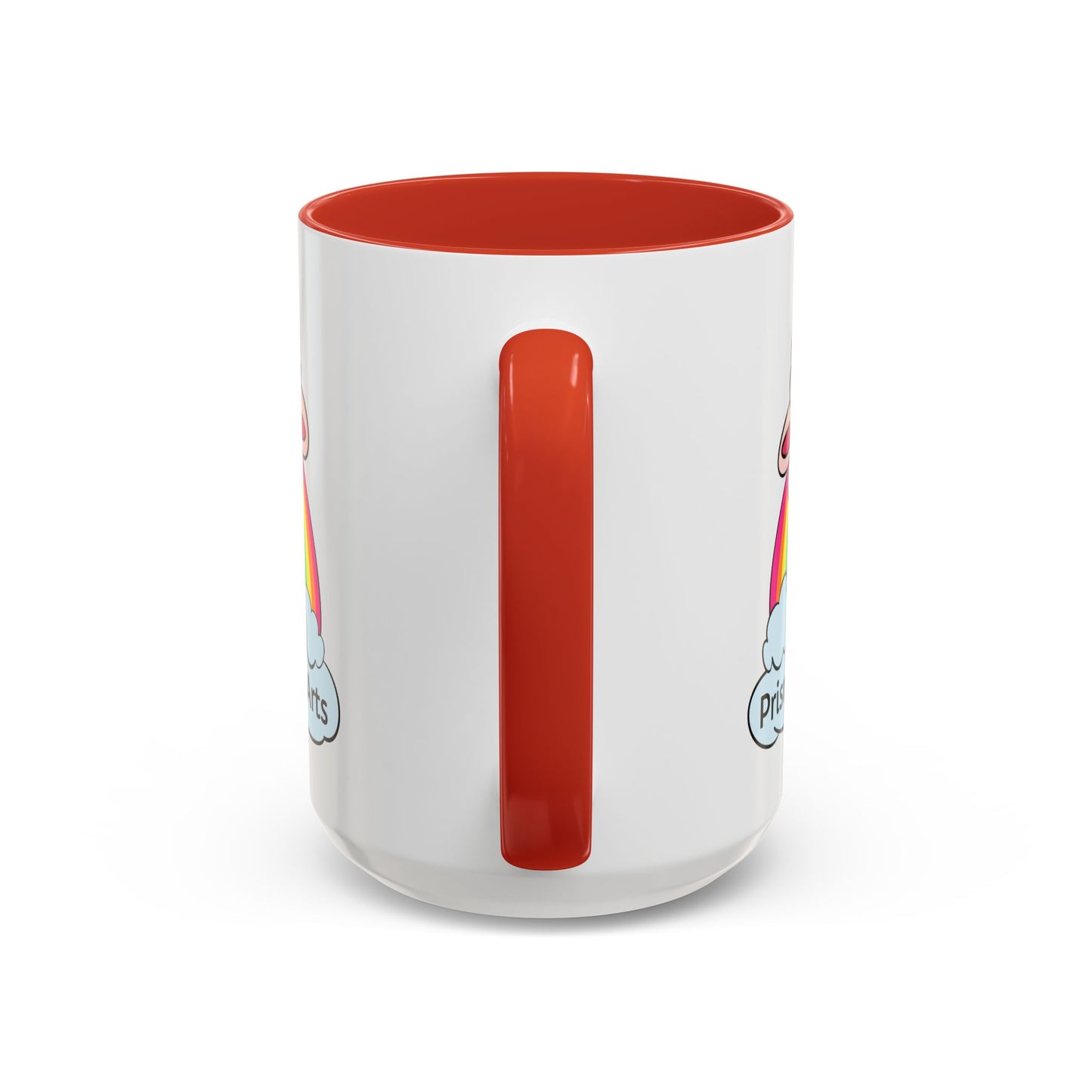 PFA "Logo" Accent Coffee Mug (11, 15oz) - Prismatic Fiber Arts