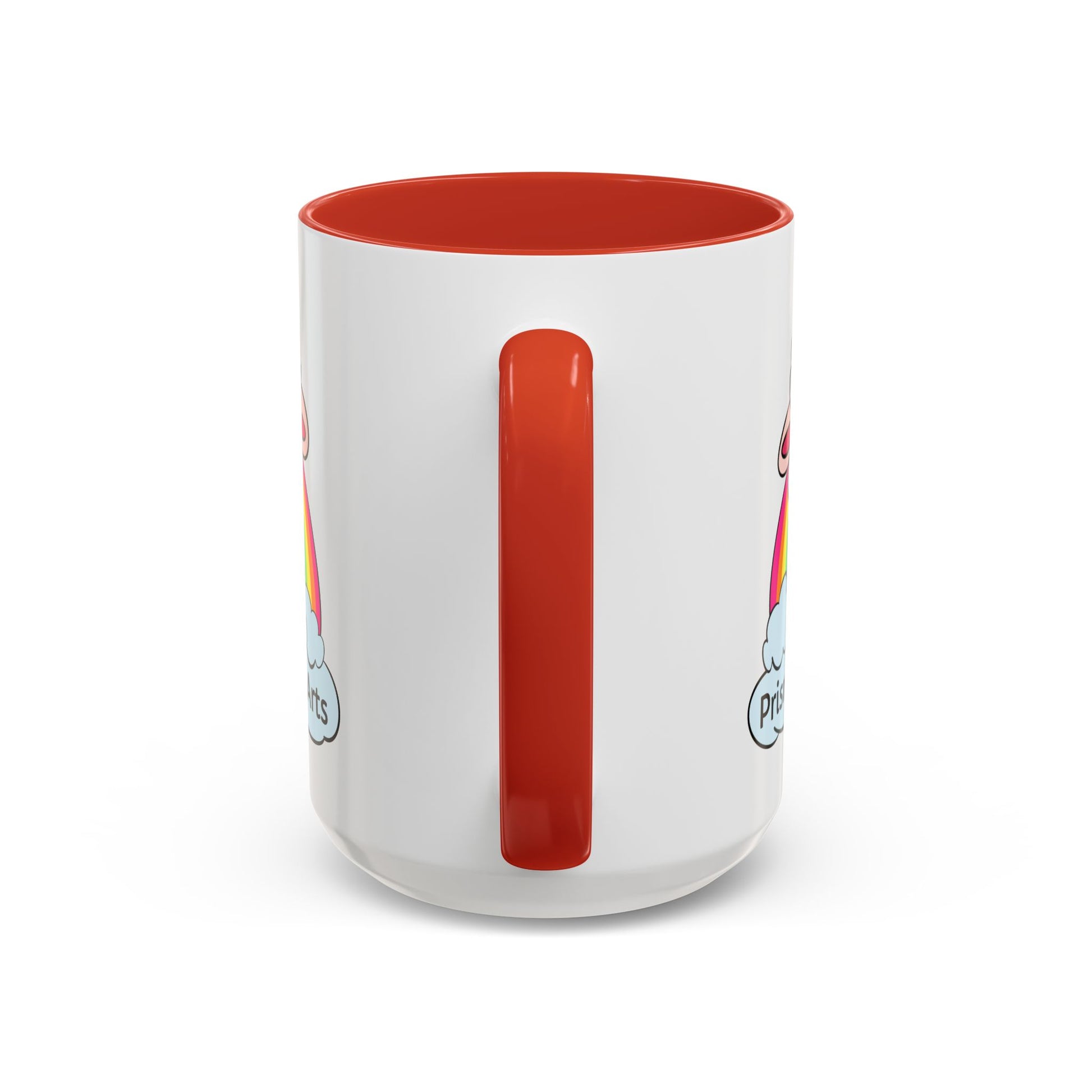PFA "Logo" Accent Coffee Mug (11, 15oz) - Prismatic Fiber Arts