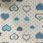 Polka Dot Heart Printed Poly Cotton Fabric - Prismatic Fiber Arts