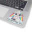 PFA Logo Kiss-Cut Stickers - Prismatic Fiber Arts