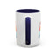 PFA "Logo" Accent Coffee Mug (11, 15oz) - Prismatic Fiber Arts