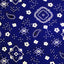 Bandana Print Poly Cotton Fabric - Prismatic Fiber Arts