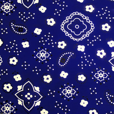 Bandana Print Poly Cotton Fabric - Prismatic Fiber Arts