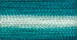 69 Floriani Thread 40 weight 1000M - VARITHREAD AQUAMARINE STRIPE - Prismatic Fiber Arts